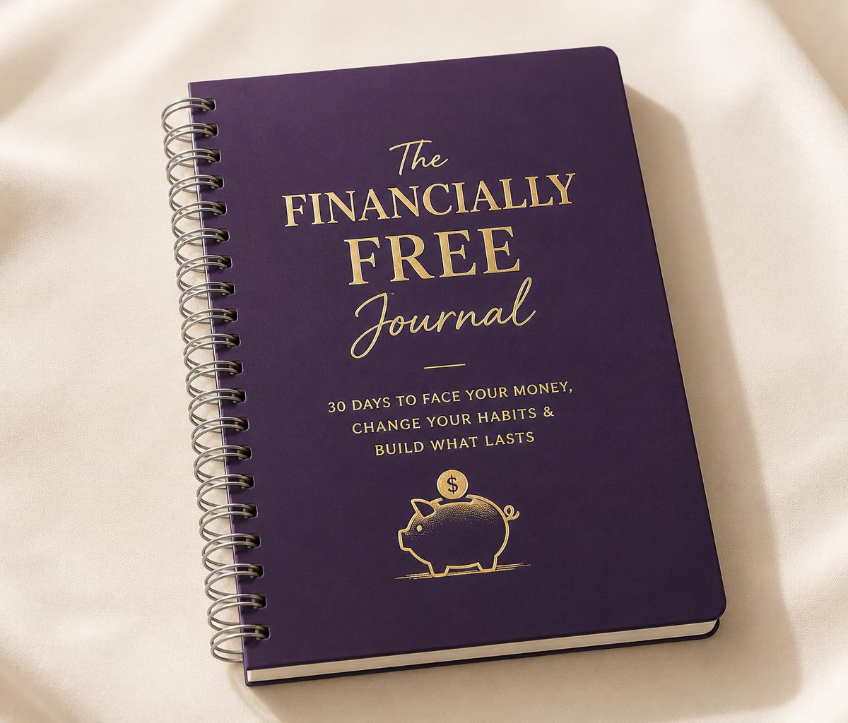 The Financially Free Journal notebook